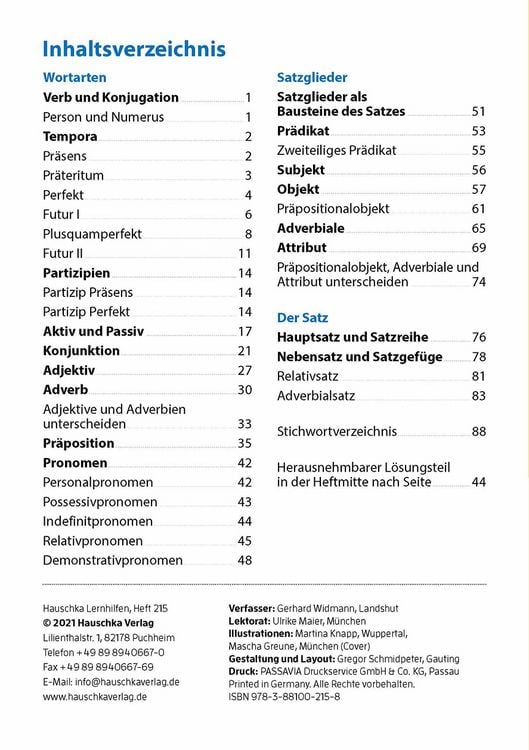 Produktbild: Grammatik 5.-7. Klasse, A5-Heft