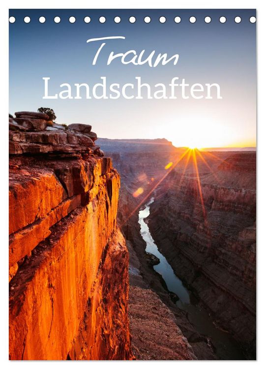 Produktbild: Traumlandschaften - Atemberaubende Naturszenen (Tischkalender 2026 DIN A5 hoch), CALVENDO Monatskalender