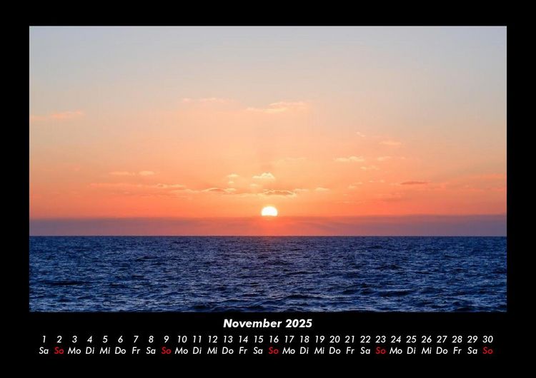 Produktbild: Sonnenunterg&auml;nge 2025 Fotokalender DIN A3