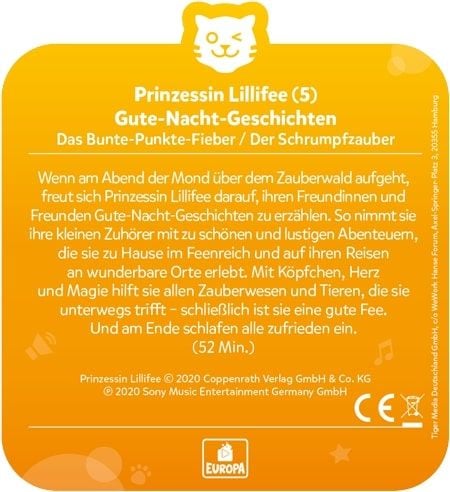 Produktbild: tigercard - Prinzessin Lillifee - Gute-Nacht-Geschichten Folge 9+10