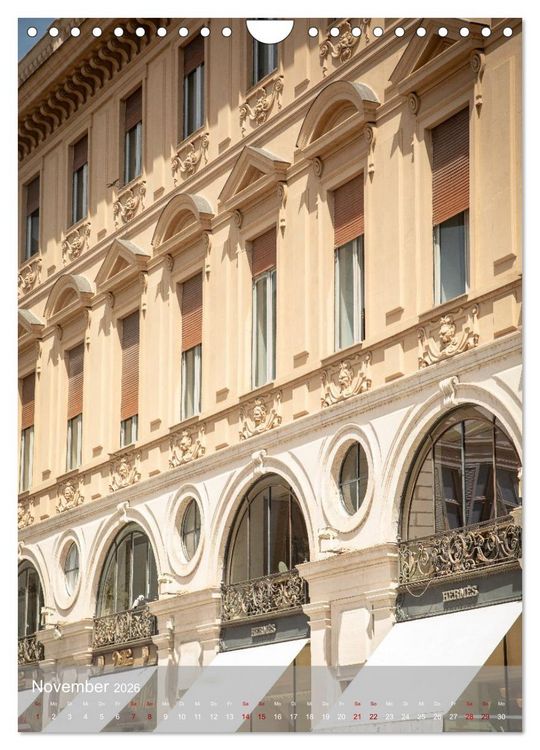 Produktbild: Turin. Geschichte und Architektur. (Wandkalender 2026 DIN A4 hoch), CALVENDO Monatskalender