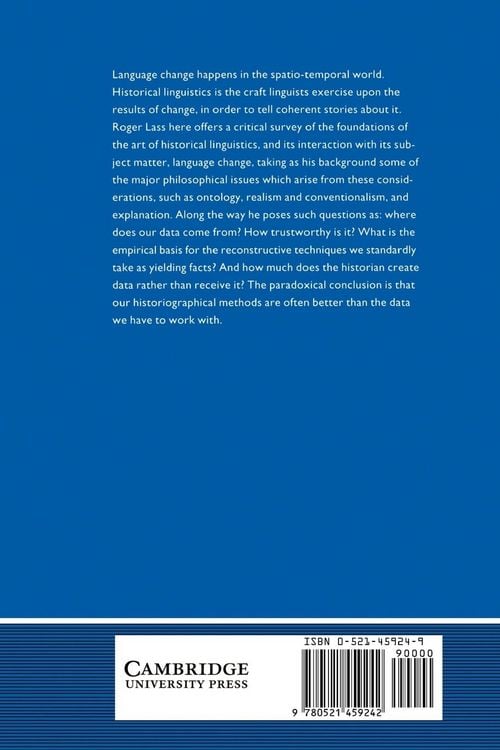 Produktbild: Historical Linguistics and Language Change