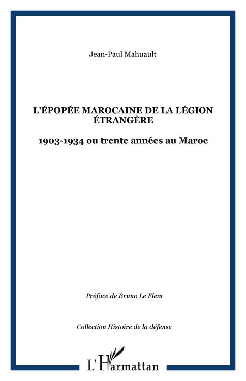 Produktbild: L'&eacute;pop&eacute;e marocaine de la L&eacute;gion &eacute;trang&egrave;re