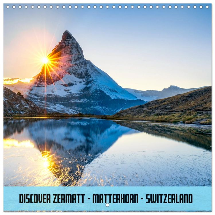 Produktbild: Discover Zermatt - Matterhorn - Switzerland (Wall Calendar 2026 12 &times; 12 Inch) CALVENDO 12 Month Wall Calendar