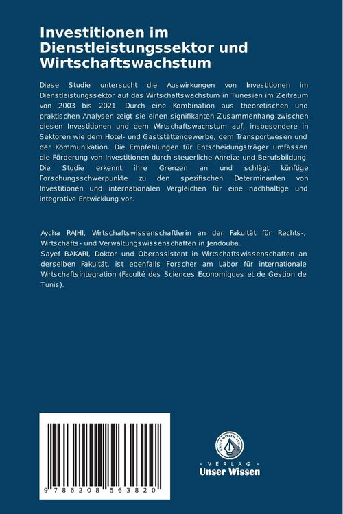 Produktbild: Investitionen im Dienstleistungssektor und Wirtschaftswachstum