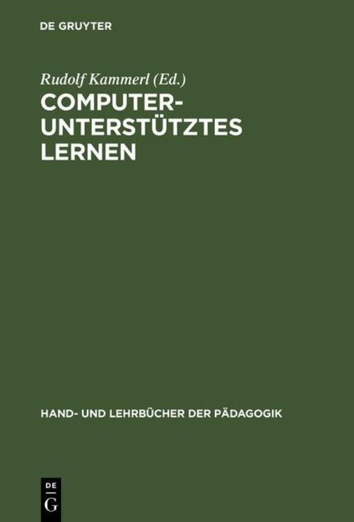 Bild vom Artikel Computerunterstütztes Lernen vom Autor Rudolf Kammerl