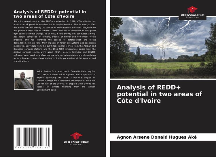 Produktbild: Analysis of REDD+ potential in two areas of C&ocirc;te d'Ivoire