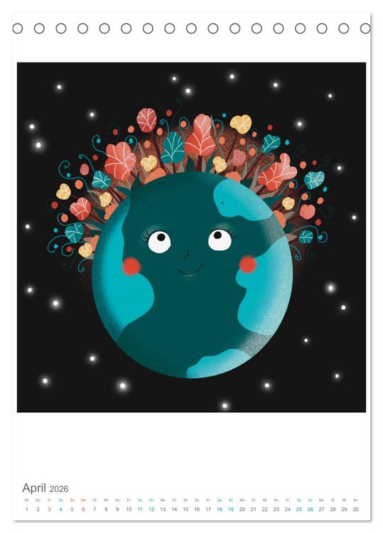 Produktbild: SAVE OUR PLANET - Zur&uuml;ck zur Natur (Tischkalender 2026 DIN A5 hoch), CALVENDO Monatskalender