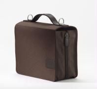 SchönfelderSkin, (Nylon-Leder) Kaffee-braun, Mit Aluminium-Buchstütze : Skin Leather Accessoires
