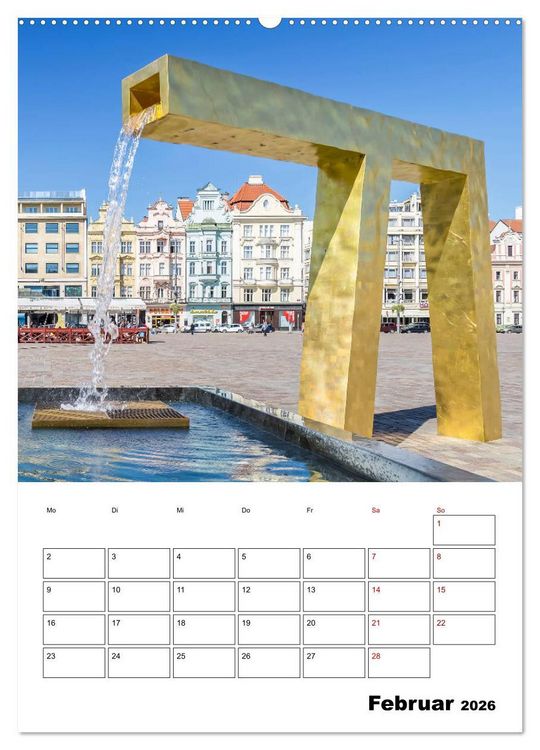 Produktbild: WESTB&Ouml;HMEN Terminplaner (hochwertiger Premium Wandkalender 2026 DIN A2 hoch), Kunstdruck in Hochglanz