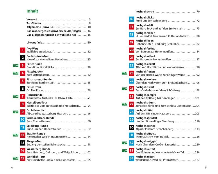 Produktbild: ROTHER Wanderbuch Schw&auml;bische Alb: L&ouml;wenpfade und hochgehberge