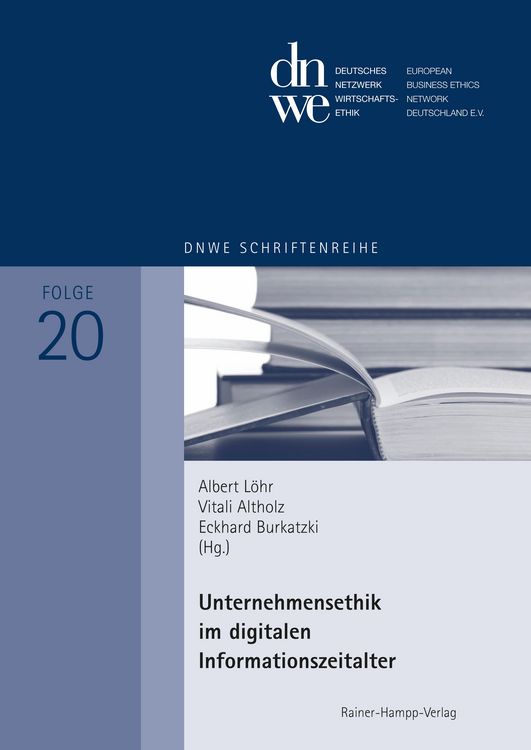 Produktbild: Unternehmensethik im digitalen Informationszeitalter