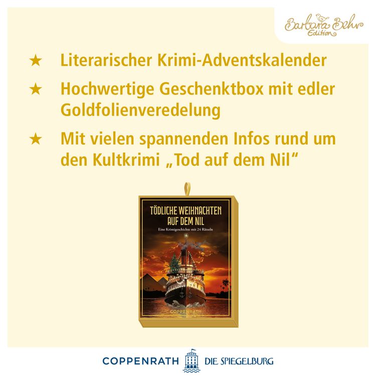 Produktbild: Schachtelspiel - T&ouml;dliche Weihnachten auf dem Nil