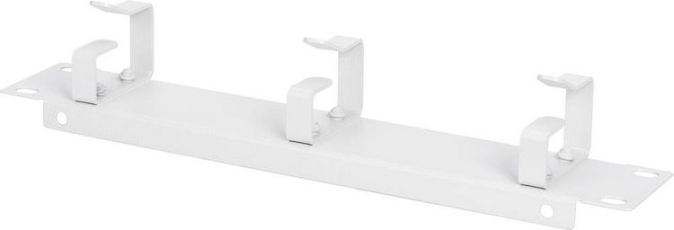 Produktbild: Digitus DN-10 ORG-1U 10 Zoll Netzwerkschrank-Kabelf&uuml;hrung Festeinbau Geeignet f&uuml;r Schranktiefe: ab 300 mm Lichtgrau (RAL 7035)