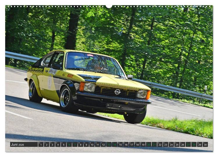 Produktbild: OLDTIMER BERGRENNEN - OPEL AM START (hochwertiger Premium Wandkalender 2026 DIN A2 quer), Kunstdruck in Hochglanz
