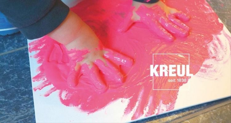 Produktbild: KREUL MUCKI Funkel-Fingerfarbe Set 4 x 150 ml