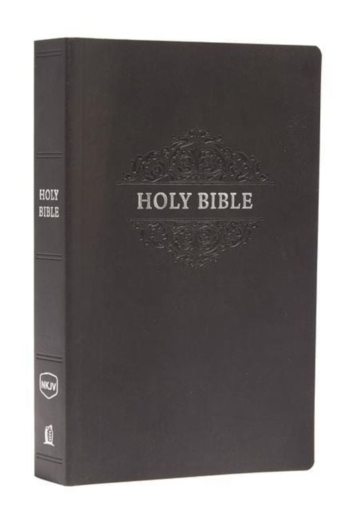 NKJV, Holy Bible, Soft Touch Edition, Imitation Leather, Black, Comfort Print NKJV, Holy Bible, Soft Touch Edition, Imitation Leather, Black, Comfort Print