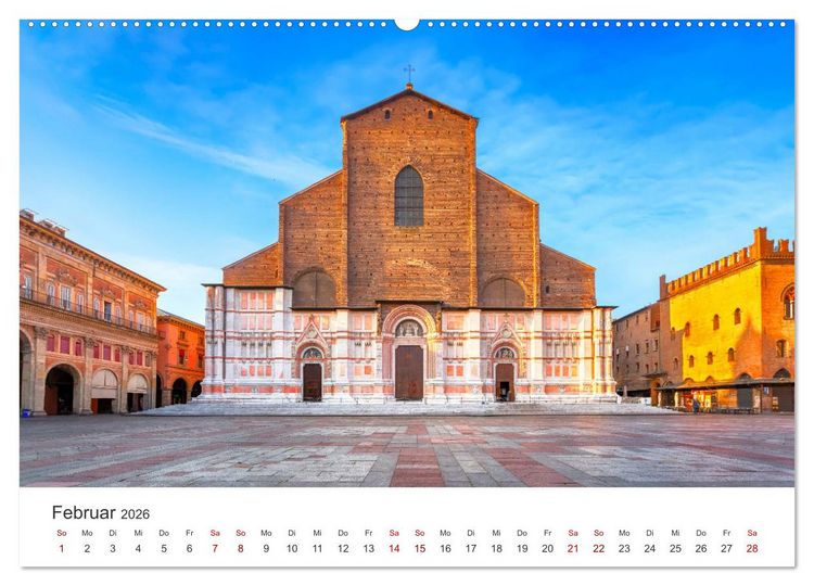 Produktbild: Bologna - Impressionen der wundersch&ouml;nen Universit&auml;tsstadt. (Wandkalender 2026 DIN A2 quer), CALVENDO Monatskalender