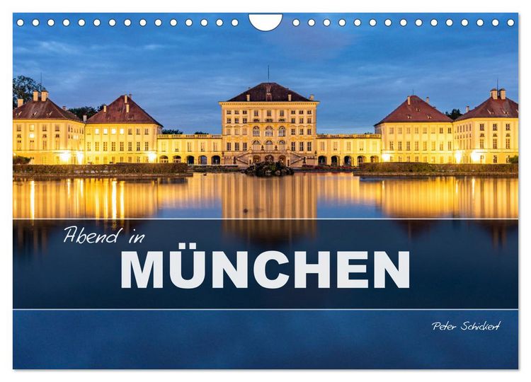 Produktbild: Abend in M&uuml;nchen (Wandkalender 2026 DIN A4 quer), CALVENDO Monatskalender