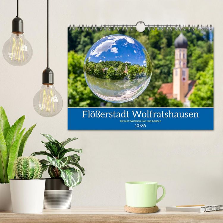 Produktbild: Fl&ouml;&szlig;erstadt Wolfratshausen (Wandkalender 2026 DIN A4 quer), CALVENDO Monatskalender