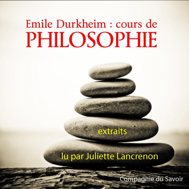Produktbild: Durkheim : Cours de philosophie
