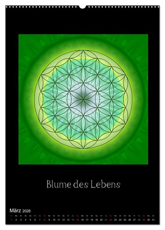 Produktbild: Mandalas - Spiegel der Seele (Wandkalender 2026 DIN A2 hoch), CALVENDO Monatskalender