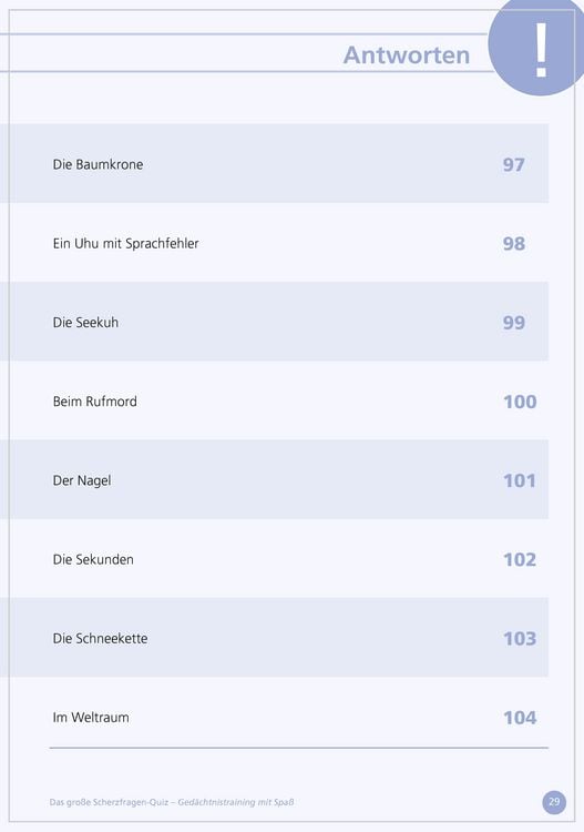 Produktbild: Das gro&szlig;e Scherzfragen-Quiz f&uuml;r Senioren