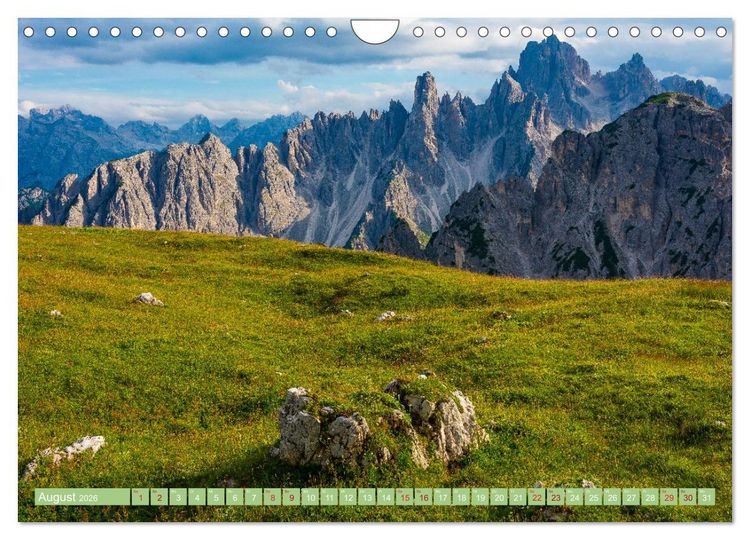 Produktbild: Malerische Alpen - Fesselnde Landschaften (Wandkalender 2026 DIN A4 quer), CALVENDO Monatskalender