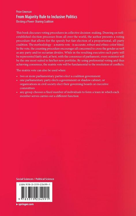 Produktbild: From Majority Rule to Inclusive Politics