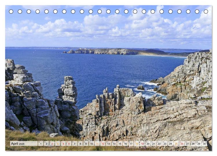 Produktbild: Normandie und Bretagne-faszinierend abwechslungsreich (Tischkalender 2026 DIN A5 quer), CALVENDO Monatskalender