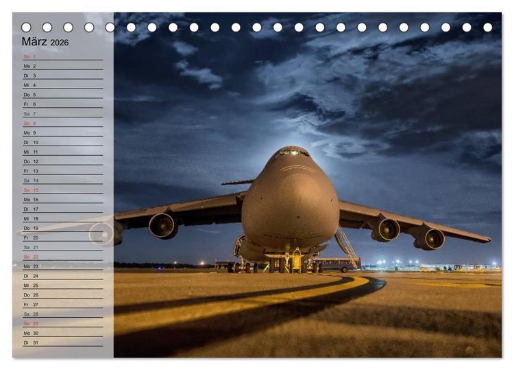 Produktbild: Kampfjets. U.S. Aircraft (Tischkalender 2026 DIN A5 quer), CALVENDO Monatskalender