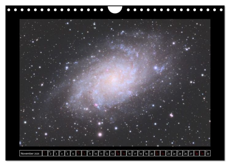 Produktbild: Astro-Kalender - Deep Sky und Landschaften (Wandkalender 2026 DIN A4 quer), CALVENDO Monatskalender