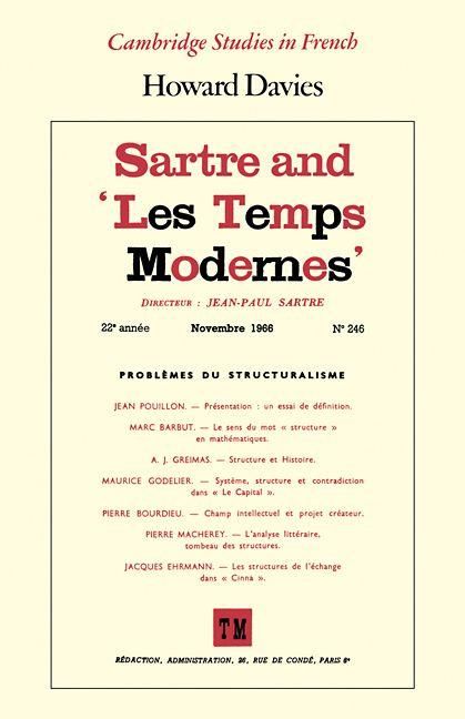 Produktbild: Sartre and 'Les Temps Modernes'