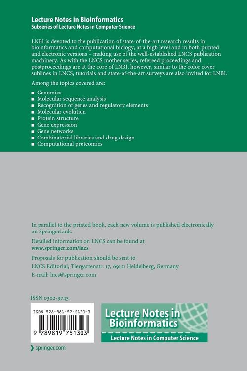 Produktbild: Bioinformatics Research and Applications