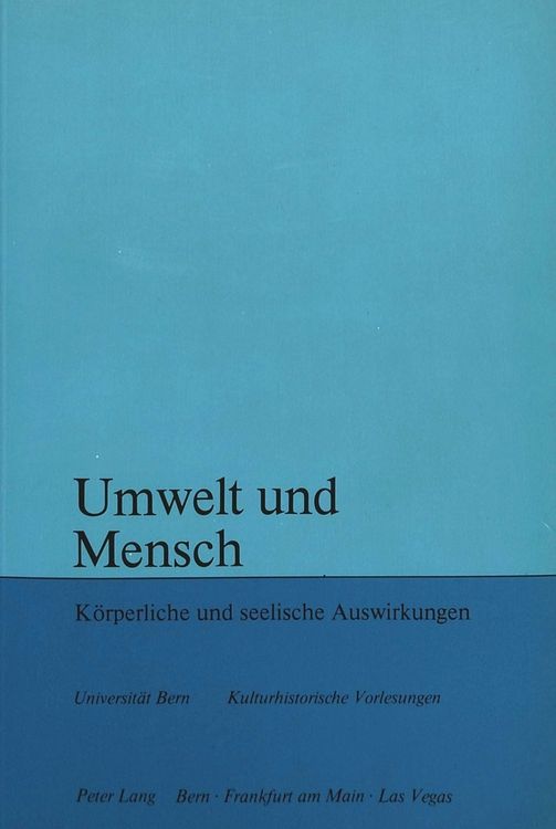 Produktbild: Umwelt und Mensch