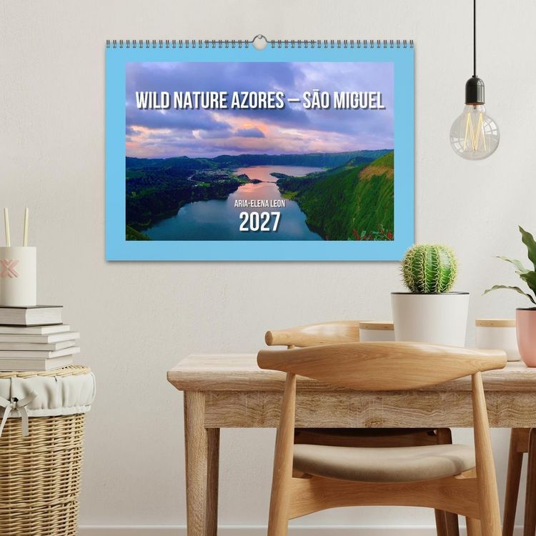 Produktbild: Wild Nature Azores &ndash; S&atilde;o Miguel (Wall Calendar 2027 DIN A3 landscape), CALVENDO 12 Month Wall Calendar
