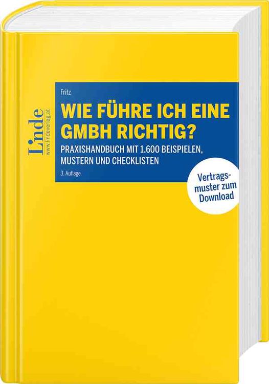 Produktbild: Wie f&uuml;hre ich eine GmbH richtig?