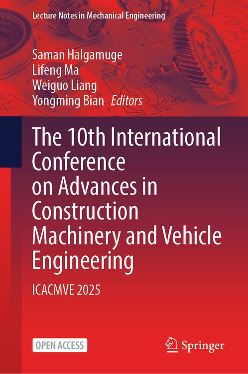 Produktbild: The 10th International Conference on Advances in Construction Machinery and Vehicle Engineering