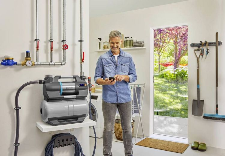 Produktbild: GARDENA 09068-61 6300 SilentComfort Hauswasserwerk 230V 6300 l/h