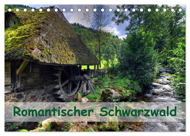 Produktbild: Romantischer Schwarzwald (Tischkalender 2026 DIN A5 quer), CALVENDO Monatskalender