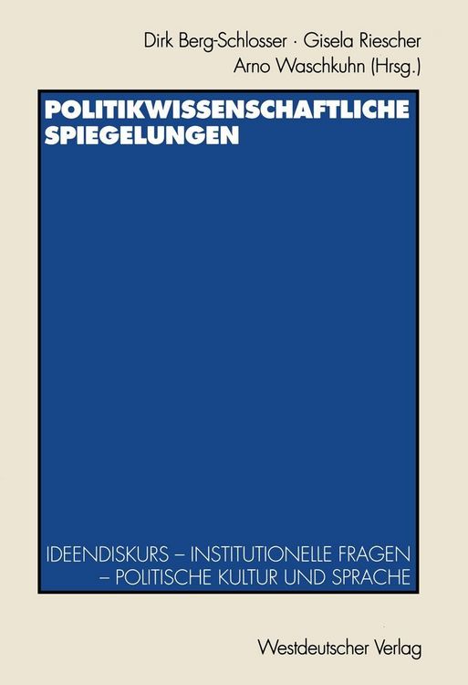 Produktbild: Politikwissenschaftliche Spiegelungen