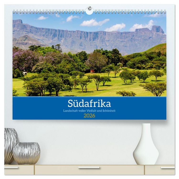 Produktbild: S&uuml;dafrika - Landschaft voller Vielfalt und Sch&ouml;nheit (hochwertiger Premium Wandkalender 2026 DIN A2 quer), Kunstdruck in Hochglanz