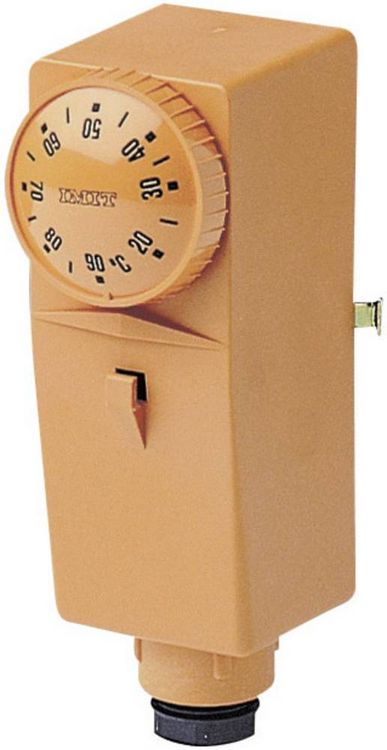 Produktbild: IMIT 100683 BRC Rohranlegethermostat Aufbau Temperatureinstellrad au&szlig;en 1St.