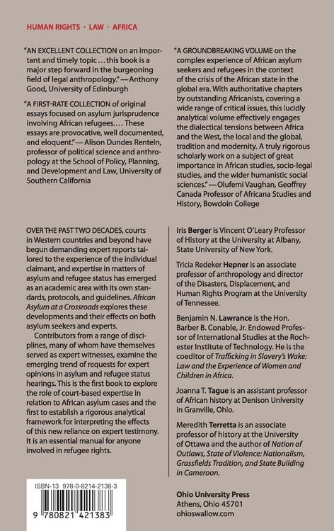 Produktbild: African Asylum at a Crossroads