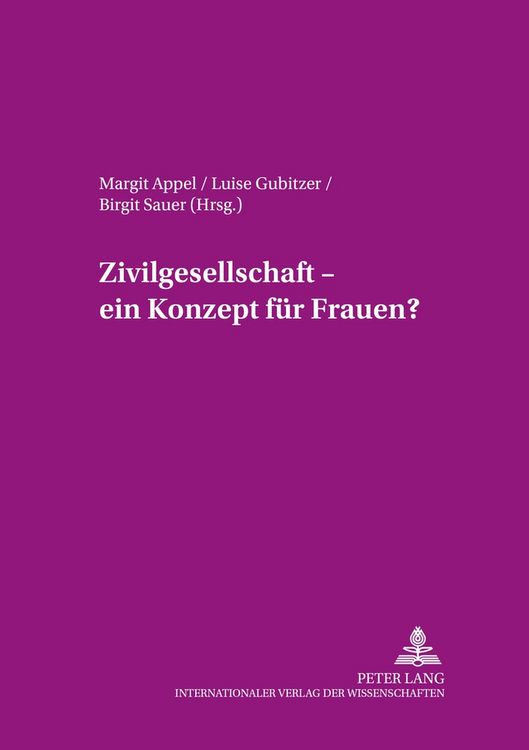 Produktbild: Zivilgesellschaft &ndash; ein Konzept f&uuml;r Frauen?
