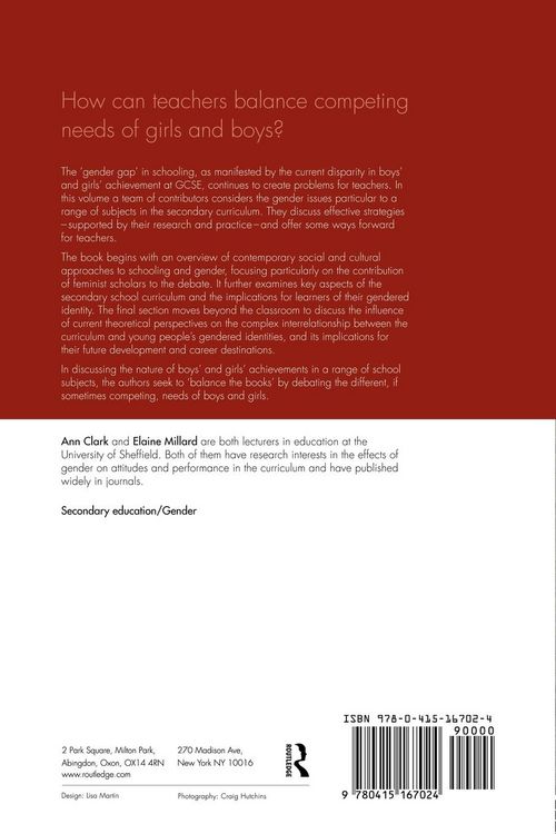 Produktbild: Gender in the Secondary Curriculum