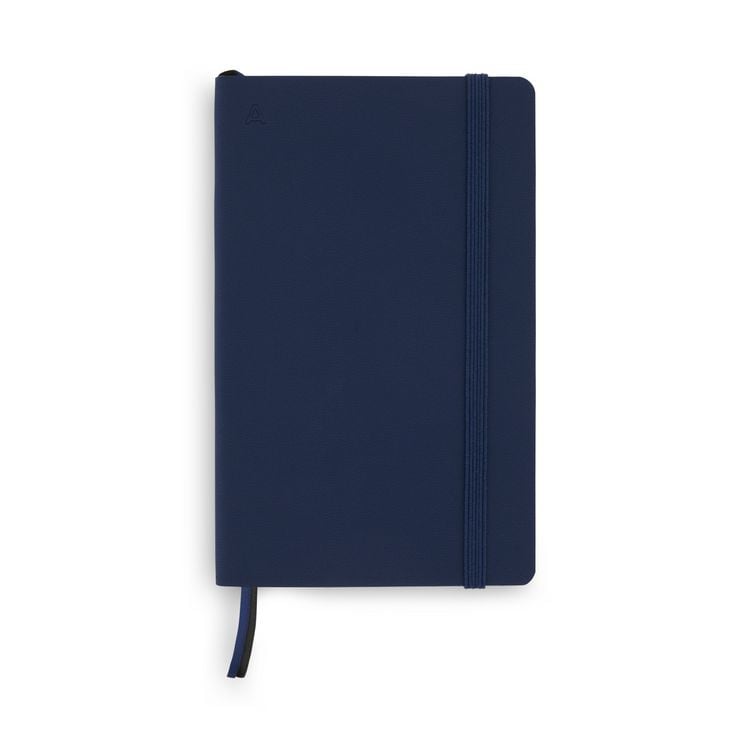 Produktbild: Notizbuch A6 Softcover Navy Blue Punktiert, 128 Seiten