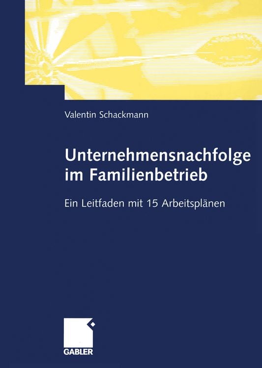Produktbild: Unternehmensnachfolge im Familienbetrieb