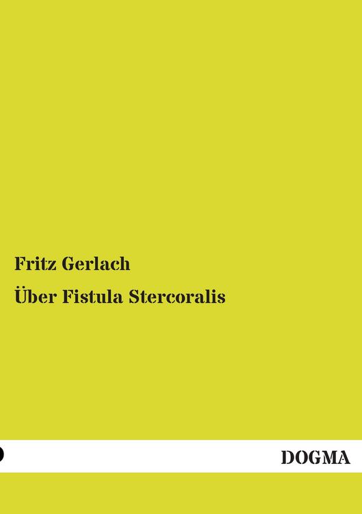 Produktbild: &Uuml;ber Fistula Stercoralis