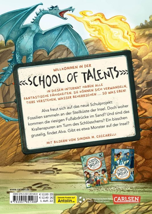 Produktbild: School of Talents 3: Dritte Stunde: Monster in Sicht!